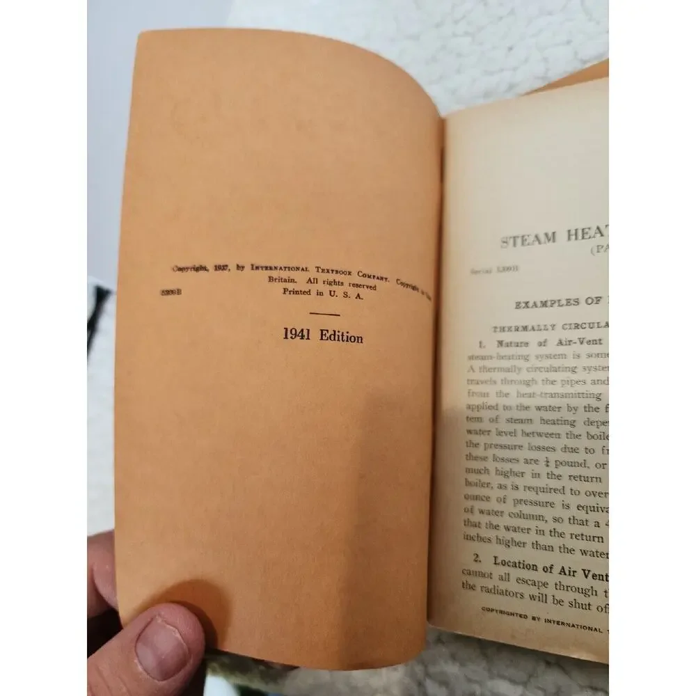 International correspondent schools Steam, Pipe Training Books From World War 2